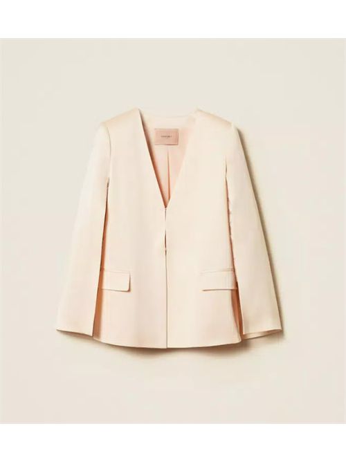 CAPE JACKET TWIN SET | 261TP240007222 PARCHMENT